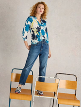 Load image into Gallery viewer, WHITE STUFF&lt;BR&gt;
Annie Jersey Shirt&lt;BR&gt;
White Multi&lt;BR&gt;
