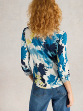 Load image into Gallery viewer, WHITE STUFF&lt;BR&gt;
Annie Jersey Shirt&lt;BR&gt;
White Multi&lt;BR&gt;
