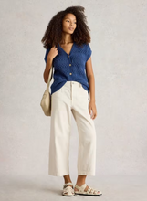 Load image into Gallery viewer, WHITE STUFF&lt;BR&gt;
Tessa French Knit Tank Top&lt;BR&gt;
Navy&lt;BR&gt;
