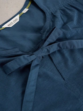 Load image into Gallery viewer, WHITE STUFF&lt;BR&gt;
Gina Tie Top&lt;BR&gt;
French Navy&lt;BR&gt;
