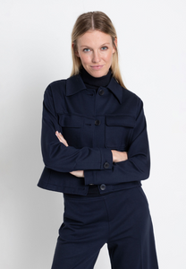 MORE AND MORE<BR>
Jersey Jacket<BR>
Marine<BR>