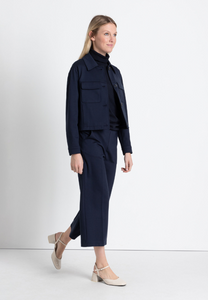 MORE AND MORE<BR>
Jersey Jacket<BR>
Marine<BR>