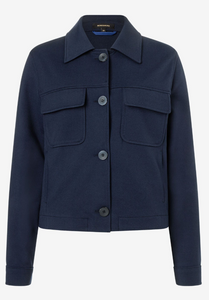 MORE AND MORE<BR>
Jersey Jacket<BR>
Marine<BR>