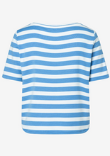 Load image into Gallery viewer, MORE AND MORE&lt;BR&gt;
Striped Shirt Top&lt;BR&gt;
Blue/White&lt;BR&gt;
