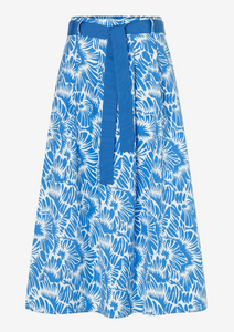 MORE AND MORE<BR>
Poplin Skirt<BR>
Blue<BR>