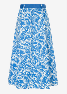 MORE AND MORE<BR>
Poplin Skirt<BR>
Blue<BR>