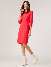 Load image into Gallery viewer, GERRY WEBER&lt;BR&gt;
Figure Defining Sheath Dress&lt;BR&gt;
Red&lt;BR&gt;
