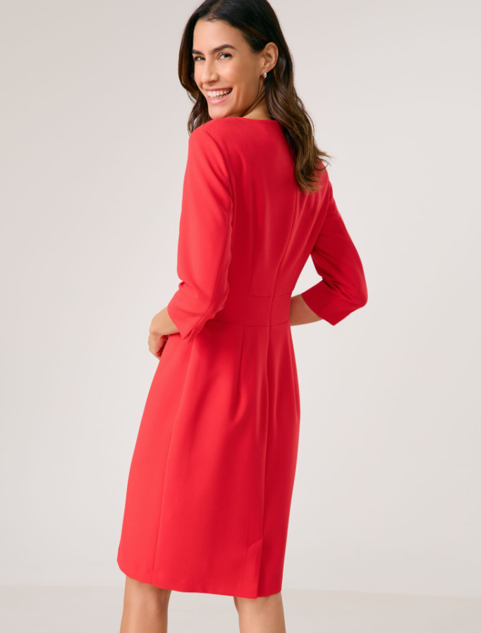 gerry weber red dress GERRY WEBER Elegant Dress Red Burgess Department Store