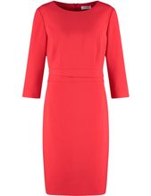 Load image into Gallery viewer, GERRY WEBER&lt;BR&gt;
Figure Defining Sheath Dress&lt;BR&gt;
Red&lt;BR&gt;
