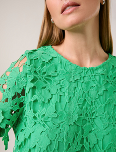 TAIFUN<BR>
Lace Dress<BR>
Green<BR>