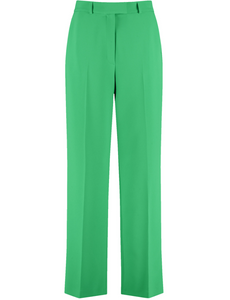 TAIFUN<BR>
Long Woven Trousers<BR>
Green<BR>