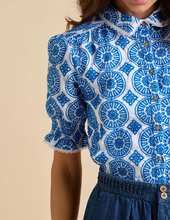 Load image into Gallery viewer, BRAKEBURN&lt;BR&gt;
Marine Blouse&lt;BR&gt;
Blue&lt;BR&gt;

