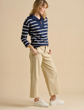 Load image into Gallery viewer, BRAKEBURN&lt;BR&gt;
Quarter Zip Sweatshirt&lt;BR&gt;
Navy/White&lt;BR&gt;
