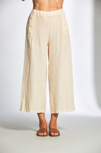 Load image into Gallery viewer, PERUZZI&lt;BR&gt;
Button Front Trousers&lt;BR&gt;
Sand&lt;BR&gt;
