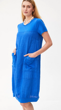 Load image into Gallery viewer, PERUZZI&lt;BR&gt;
Raised Pocket Dress&lt;BR&gt;
Cobalt&lt;BR&gt;
