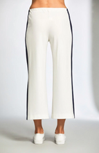 Load image into Gallery viewer, PERUZZI&lt;BR&gt;
Side Stripe Crop Trousers&lt;BR&gt;
Navy/Cream&lt;BR&gt;
