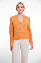 Load image into Gallery viewer, RINO AND PELLE&lt;BR&gt;
Leoda Knit Cardigan&lt;BR&gt;
Orange&lt;BR&gt;
