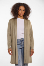 Load image into Gallery viewer, RINO AND PELLE&lt;BR&gt;
Mirola Suedette Jacket&lt;BR&gt;
Khaki&lt;BR&gt;
