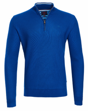 Load image into Gallery viewer, ANDRE MENSWEAR&lt;BR&gt;
Lyon Quarter Zip&lt;BR&gt;
Ecru, Ink&lt;BR&gt;
