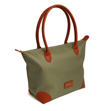Load image into Gallery viewer, ALICE WHEELER&lt;BR&gt;
Shoreditch Tote Bag Large&lt;BR&gt;
Sage&lt;BR&gt;
