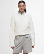 Load image into Gallery viewer, BARBOUR&lt;BR&gt;
Birdie Knit Jumper&lt;BR&gt;
Cloud&lt;BR&gt;
