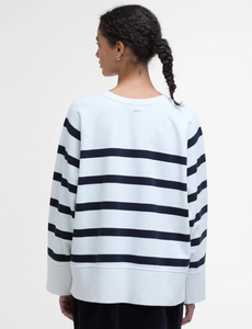 BARBOUR<BR>
Delaney Sweatshirt<BR>
Cloud<BR>