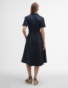 BARBOUR<BR>
Ivy Midi Dress<BR>
Navy<BR>
