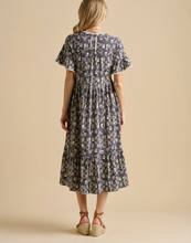 Load image into Gallery viewer, BRAKEBURN&lt;BR&gt;
Arrows Dress&lt;BR&gt;
Navy/Cream&lt;BR&gt;
