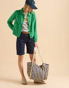 BRAKEBURN<BR>
Boxy Jacket<BR>
Green<BR>