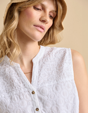 Load image into Gallery viewer, BRAKEBURN&lt;BR&gt;
Buoy Blouse&lt;BR&gt;
White&lt;BR&gt;
