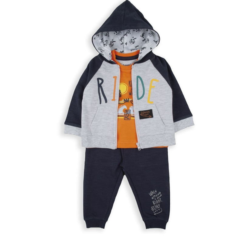 BABYBOL<BR>
Baby Boy 3 Piece Set<BR>
Navy<BR>