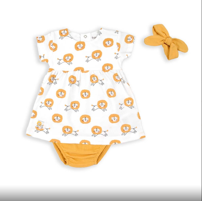 BABYBOL<BR>
Baby Dress<BR>
Yellow<BR>