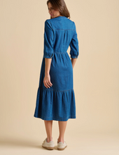 Load image into Gallery viewer, BRAKEBURN&lt;BR&gt;
Jetty Midi Denim Dress&lt;BR&gt;
Blue&lt;BR&gt;
