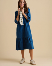 Load image into Gallery viewer, BRAKEBURN&lt;BR&gt;
Jetty Midi Denim Dress&lt;BR&gt;
Blue&lt;BR&gt;
