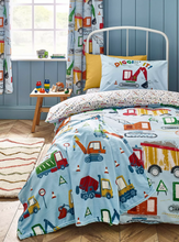 Load image into Gallery viewer, CATHERINE LANSFIELD&lt;BR&gt;
Digger Dream Duvet Set&lt;BR&gt;
