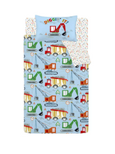 Load image into Gallery viewer, CATHERINE LANSFIELD&lt;BR&gt;
Digger Dream Duvet Set&lt;BR&gt;
