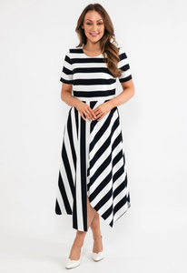 COCO DOLL<BR>
Hara Dress<BR>
Black, Cream<BR>