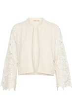 Load image into Gallery viewer, FRANSA&lt;BR&gt;
Hellen Cardigan&lt;BR&gt;
Cream&lt;BR&gt;
