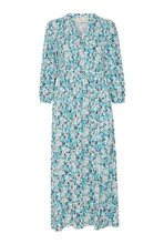 Load image into Gallery viewer, FRANSA&lt;BR&gt;
Lalu Dress&lt;BR&gt;
Turquoise&lt;BR&gt;
