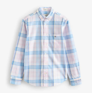 GANT<BR>
Oxford Checked Shirt<BR>
Blue/Pink<BR>
