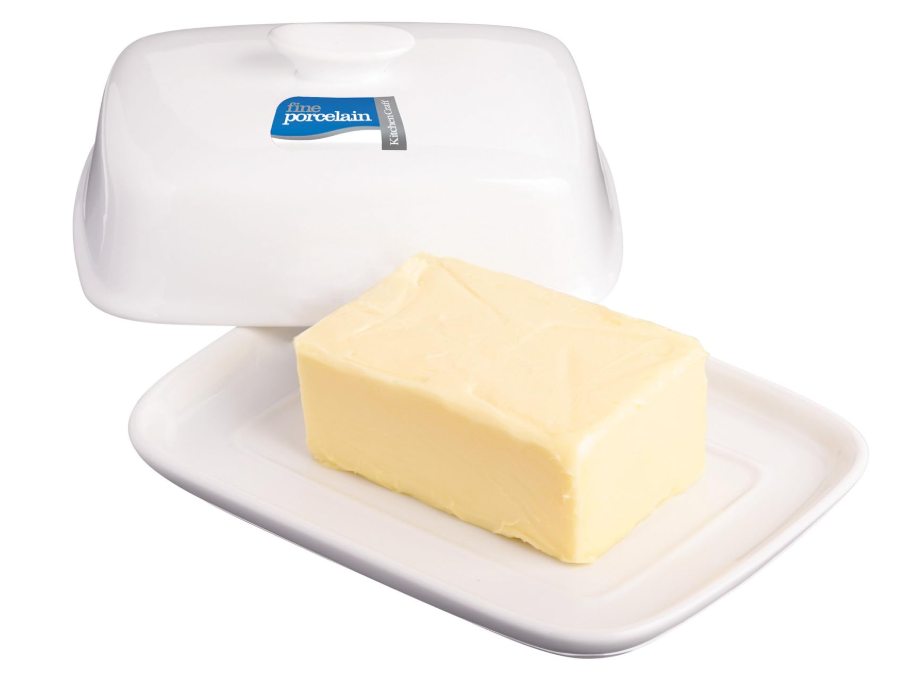 KITCHEN CRAFT<BR>
Butter Dish Ceramic<BR>