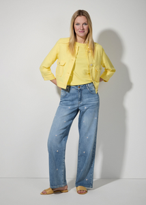 MORE AND MORE<BR>
Embroidered Jeans<BR>
Denim<BR>
