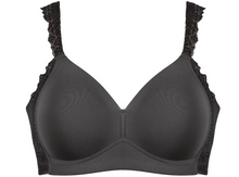 Load image into Gallery viewer, NATURANA<BR>
No Wire Padded Side Smoother Bra<BR>
Black, 505<BR>
