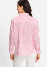 Load image into Gallery viewer, OLSEN&lt;BR&gt;
Floral Shirt&lt;BR&gt;
Pink&lt;BR&gt;
