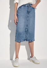 Load image into Gallery viewer, STREET ONE&lt;BR&gt;
Denim Skirt&lt;BR&gt;
