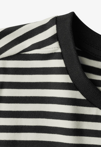 STREET ONE<BR>
Stripe Top<BR>
Black<BR>