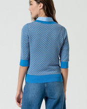 Load image into Gallery viewer, SURKANA&lt;BR&gt;
V Neck Odis Jumper&lt;BR&gt;
Blue&lt;BR&gt;
