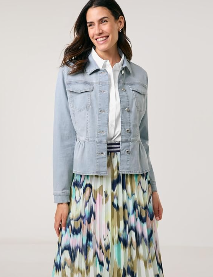 GERRY WEBER<BR>
Denim Jacket<BR>
Blue<BR>