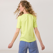 Load image into Gallery viewer, GERRY WEBER&lt;BR&gt;
Top with Sequin Design&lt;BR&gt;
Lime&lt;BR&gt;
