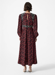 FRENCH CONNECTION<BR>
Harriet Midi Dress<BR>
Brick Red<BR>